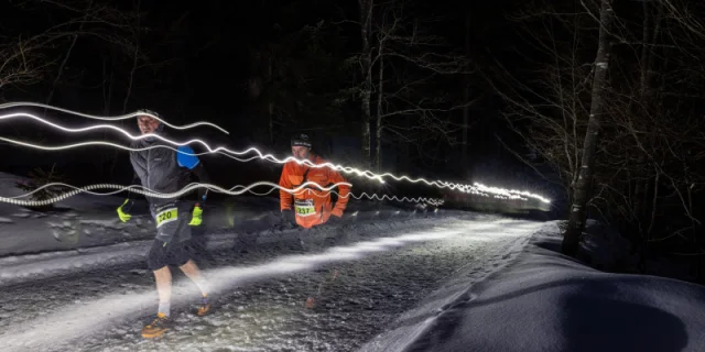 la féé blanche, trail sur neige, aillons-margériaz 1400