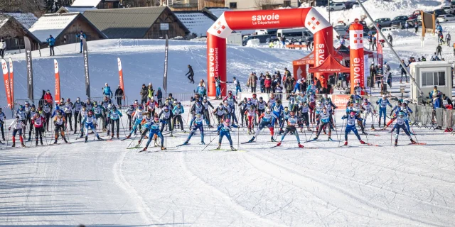 La Savoyarde, hiver, ski nordique, événement, course, La Féclaz, Savoie Grand Revard