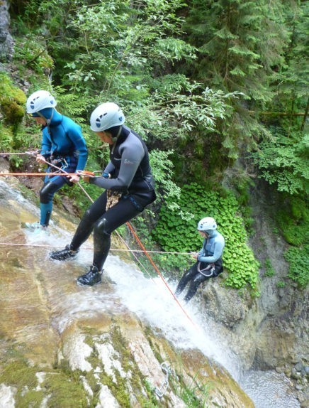 Canyoning with Bruno Penven