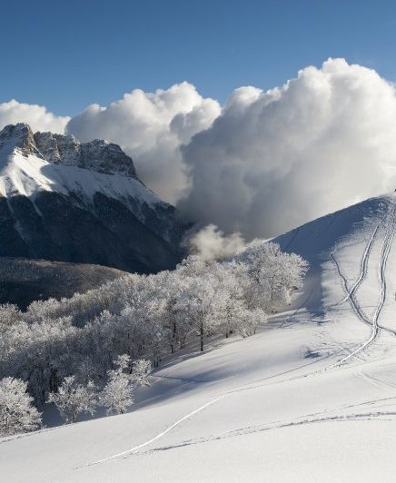 Itinéraire ski de randonnée "Du Penon au Mont Pelat"