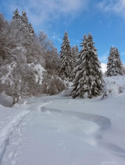 Tocht met sneeuwraketten: Het kruis van Les Bergers en les Creusates