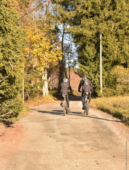 Piste bleue VTC - La Cavale - au départ de La Féclaz