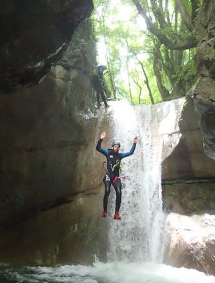 Canyon du Pont du Diable avec Au coeur de l'eau