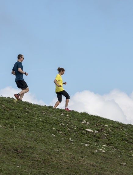 Trail running Bauges : Downhill of Pela's mountain