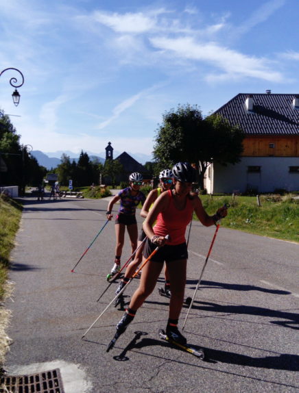 Cours de ski roue