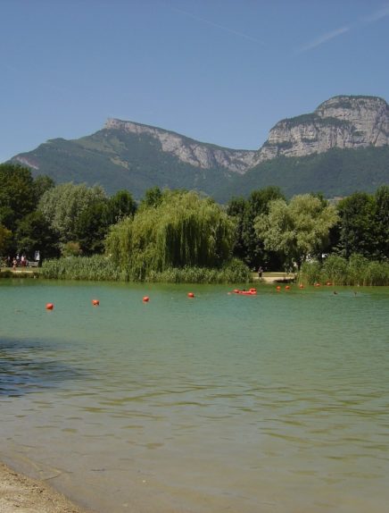 Artificial lake &amp; beach