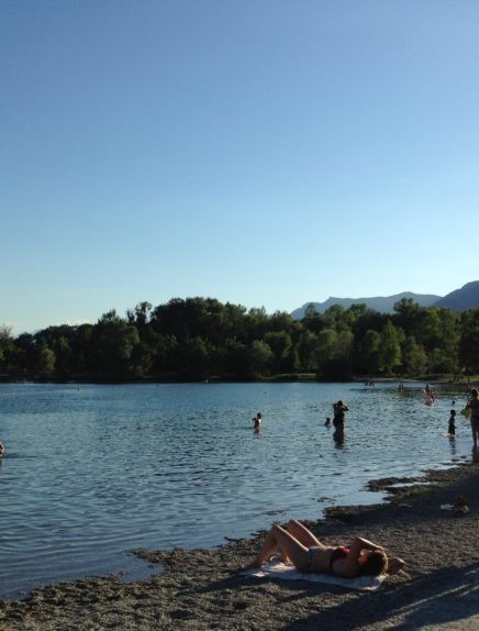 Comfort walk : Lake of Carouge