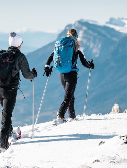 Hiking and showshoeing