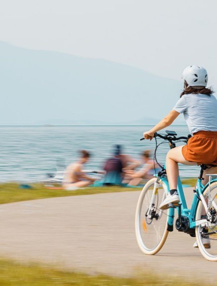 Fietsroutes en groene paden