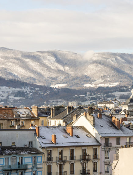 Chambéry Montagnes, l'hiver côté ville