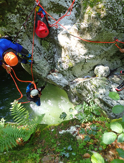 Canyoning avec Terres d&#8217;Altitude