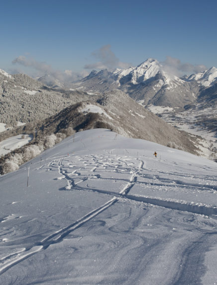 Escursione con le racchette da neve : Il Mont Pelat e il Mont de la Vierge dalla seggiovia delle Rochettes