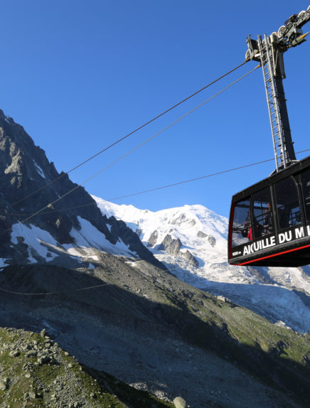 Aiguille du midi cable car