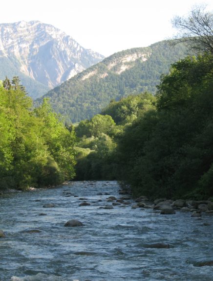 Parcours pêche « prendre et relâcher » sur le Chéran au Pont de Banges