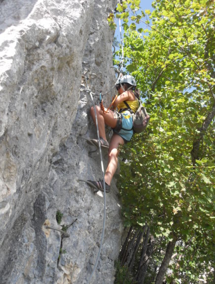 Stage multi-cordes escalade, via ferrata, canyon (9-14 ans)