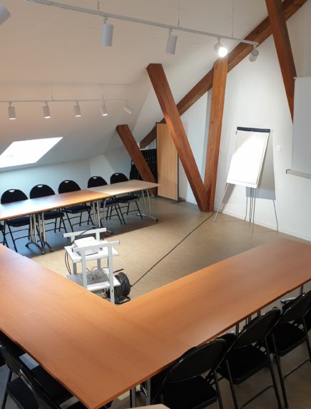 Salle d'animation du Musée de la vigne et du vin de Savoie