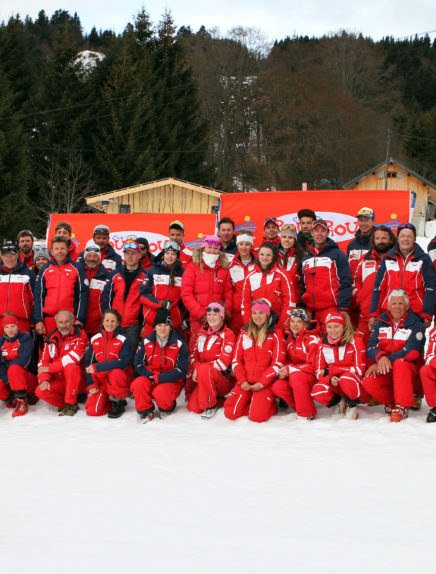 Franse skischool van La Féclaz