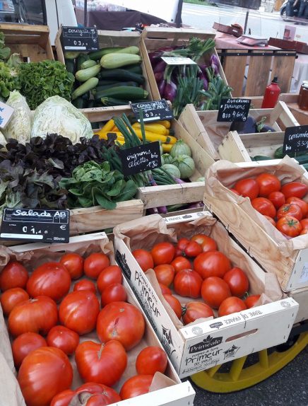 Le marché de producteurs et artisans des Bauges